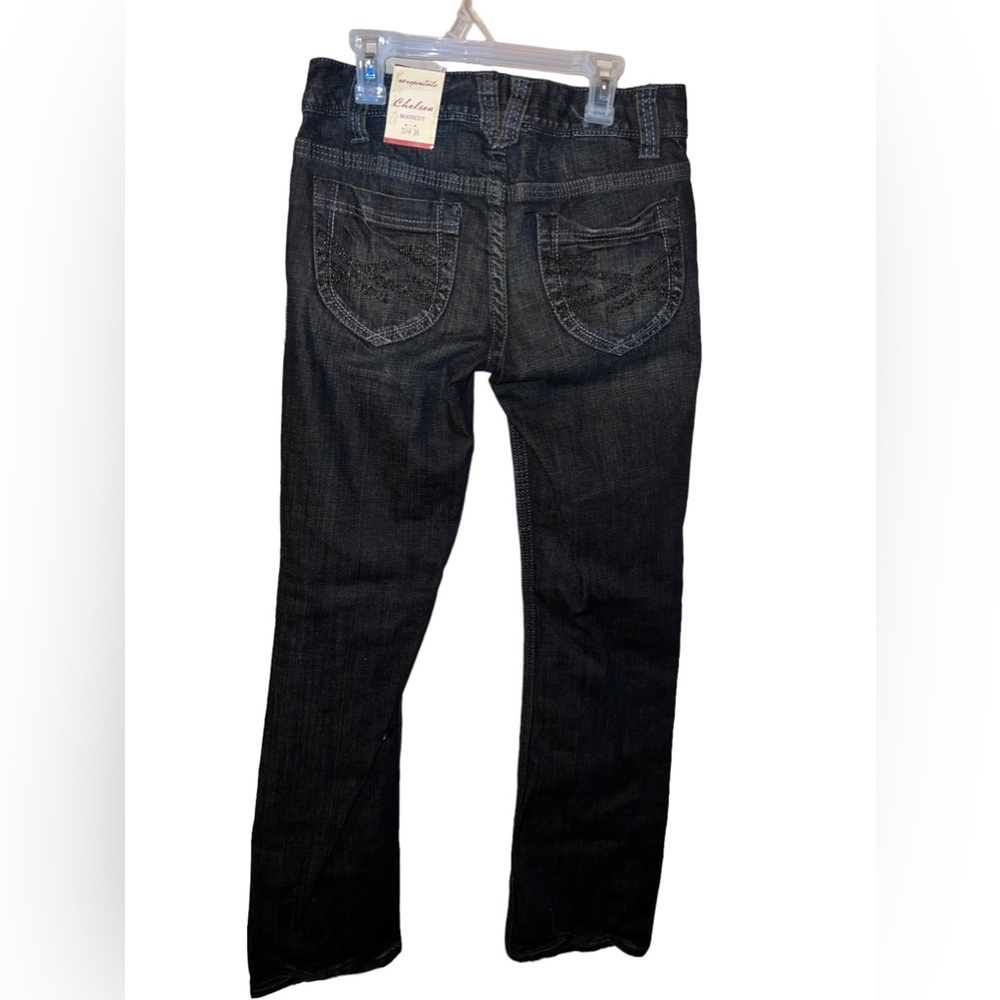NWT Aeropostale Chelsea Black Wash Bootcut Jeans - Picture 2 of 8